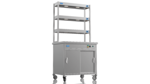 Triple Tier Gantry Hot Cupboard Combo – 900